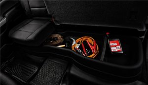 Chevrolet Silverado Under Seat Storage Box - Rear - Husky Liners - GearBox - Black - `99-`06